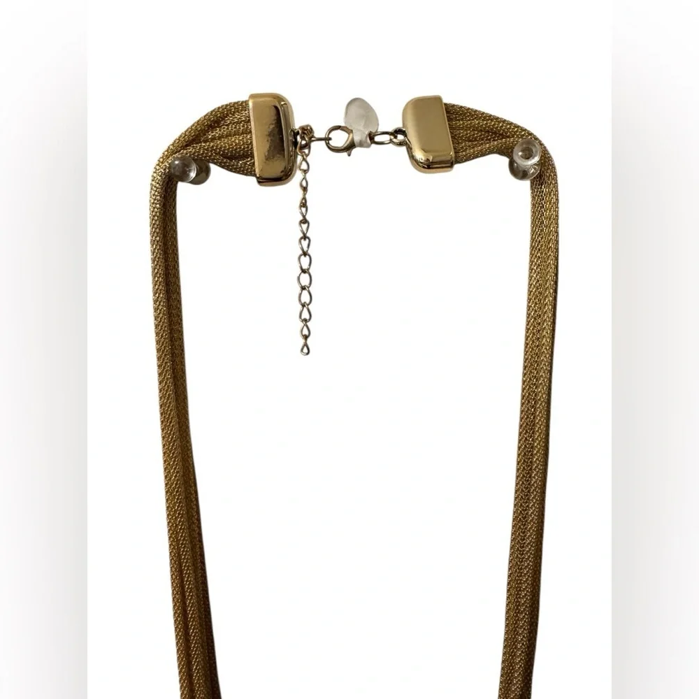 NWT Gold Multi Chain Necklace